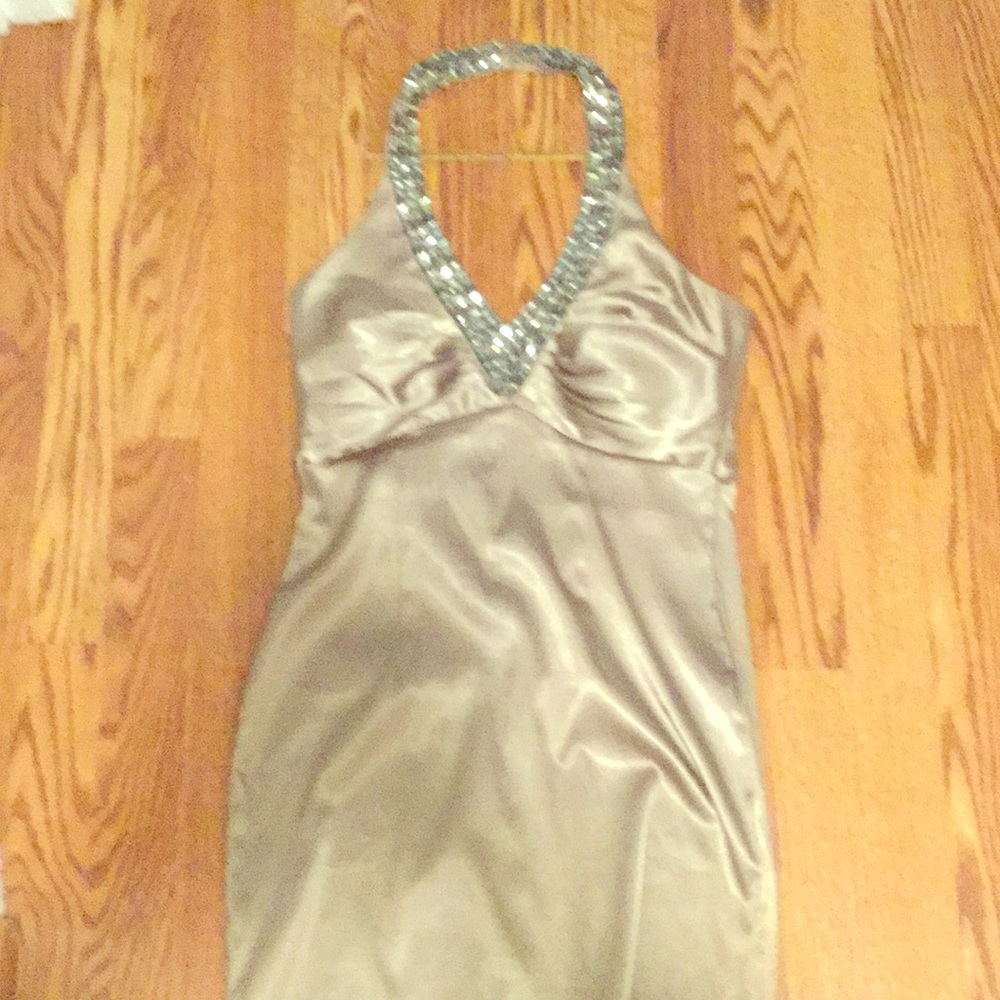 Lightish brown glam dress